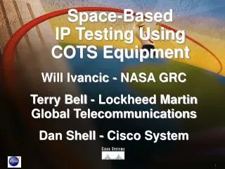 Space-Based IP Testing Using COTS Equipment
