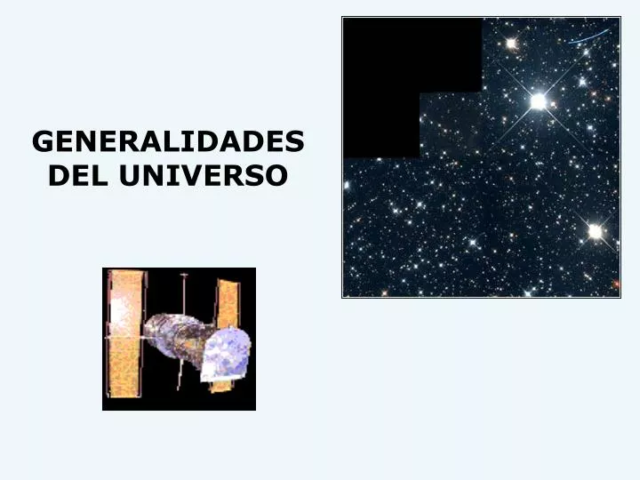 generalidades del universo