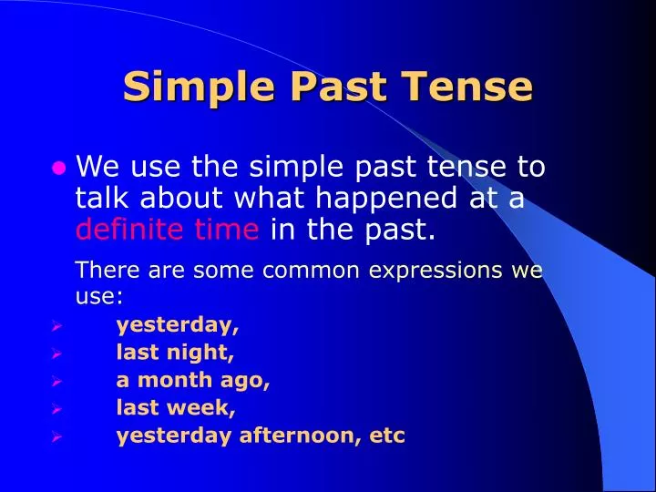 Simple Past Tense 2 - ESL worksheet by elifegek