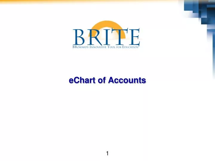 echart of accounts