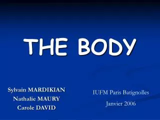 the body