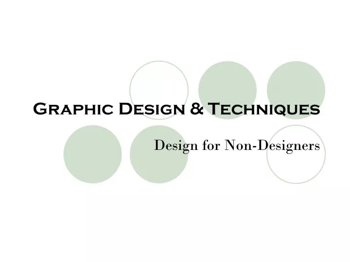 graphic design techniques
