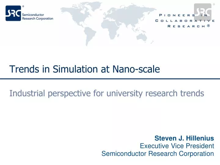 trends in simulation at nano scale