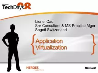 Application Virtualization