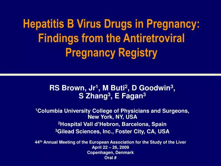 hepatitis b virus drugs in pregnancy findings from the antiretroviral pregnancy registry