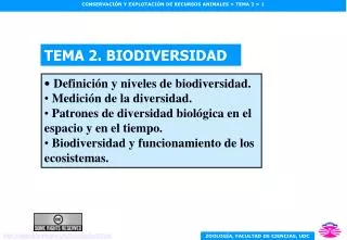 TEMA 2. BIODIVERSIDAD