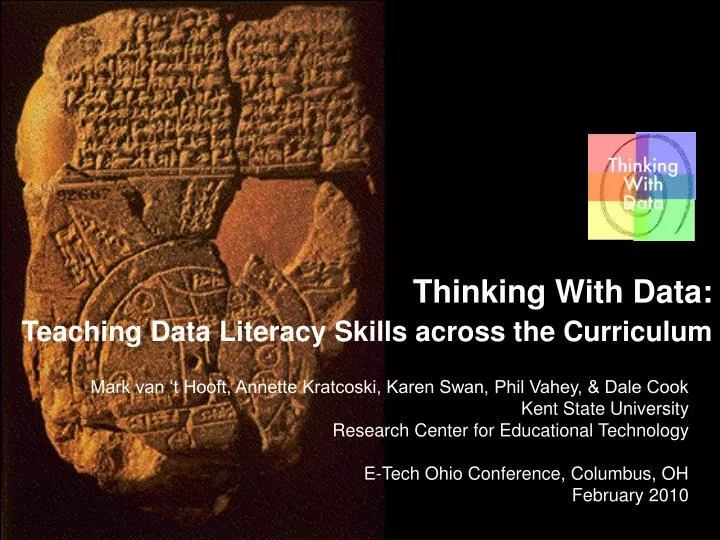 thinking with data teaching data literacy skills across the curriculum