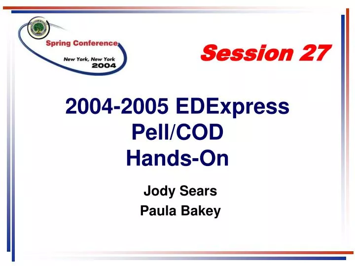 2004 2005 edexpress pell cod hands on
