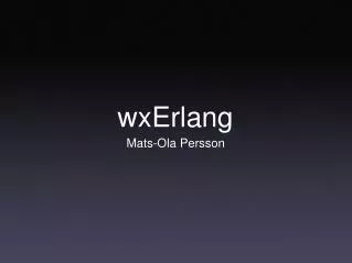wxErlang