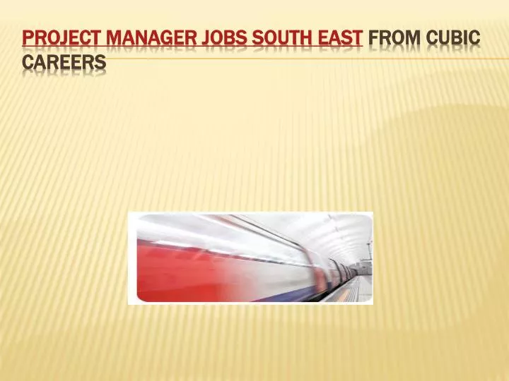 project manager jobs south east from cubic careers