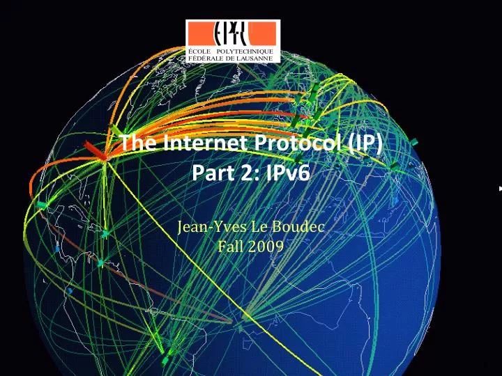 the internet protocol ip part 2 ipv6