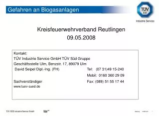 gefahren an biogasanlagen
