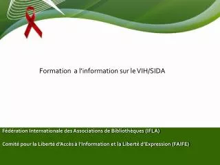 formation a l information sur le vih sida