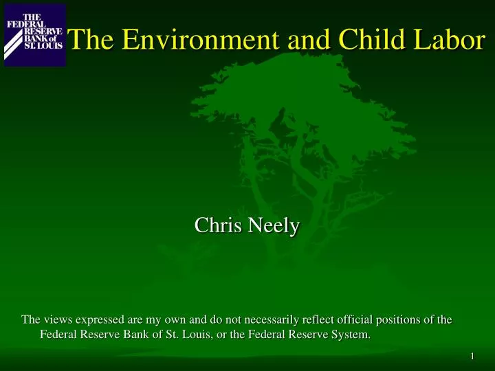 the environment and child labor