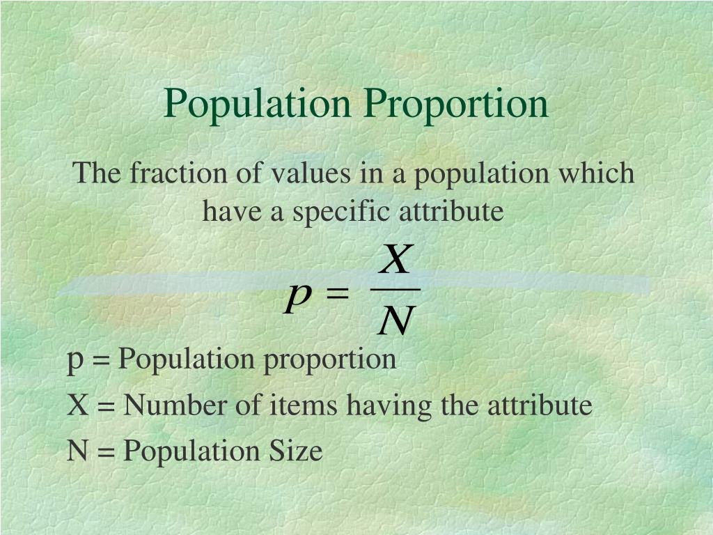 PPT - Population Proportion PowerPoint Presentation, free download - ID ...