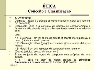 tica conceito e classifica o