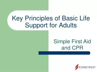 Key Principles of Basic Life Support for Adults