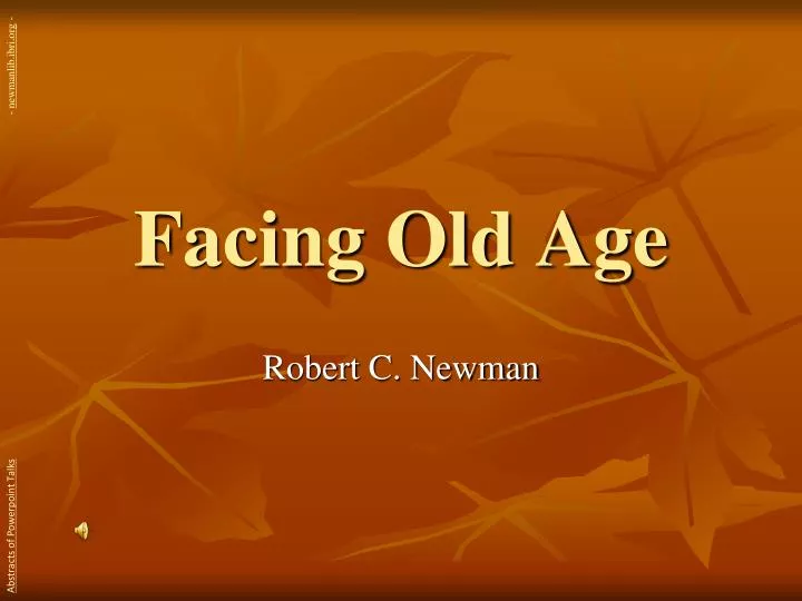 facing old age