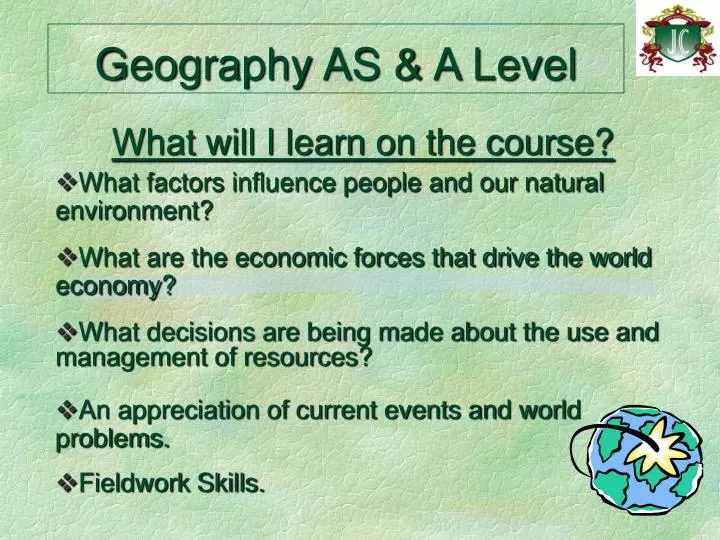 geography as a level
