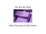 The Way We Think - slide 1