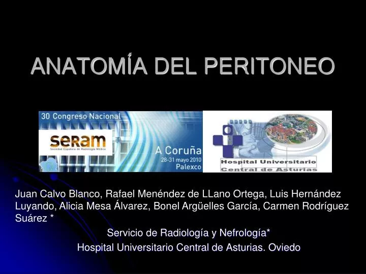 anatom a del peritoneo