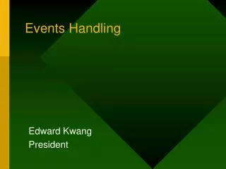 Events Handling