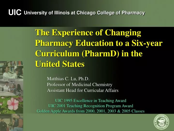 the experience of changing pharmacy education to a six year curriculum pharmd in the united states
