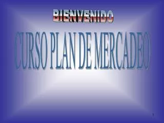 CURSO PLAN DE MERCADEO