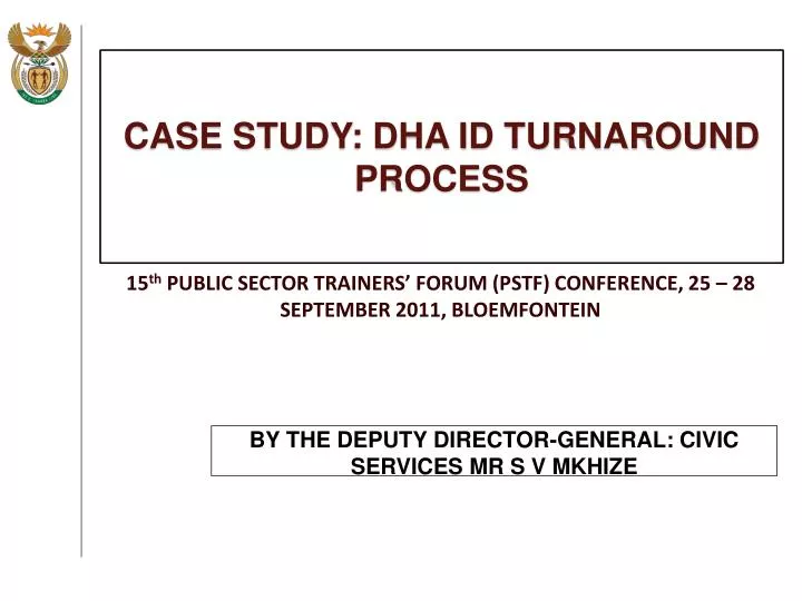 case study dha id turnaround process