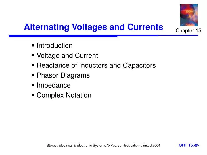 alternating voltages and currents