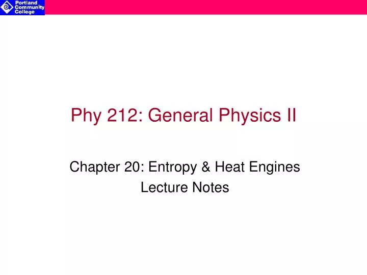 phy 212 general physics ii