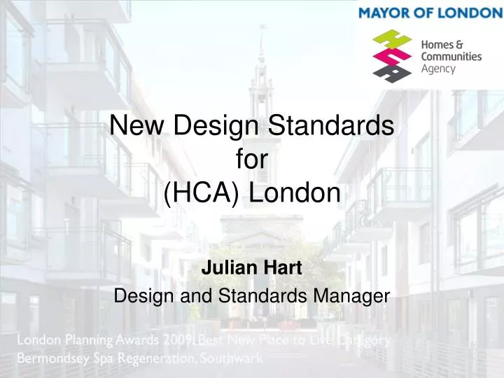 new design standards for hca london