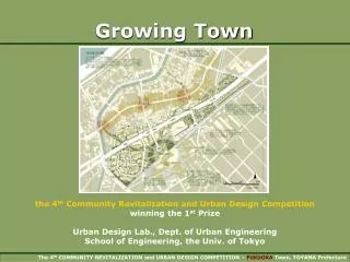 the 4 th Community Revitalization and Urban Design Competition winning the 1 st Prize