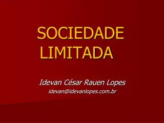 sociedade limitada