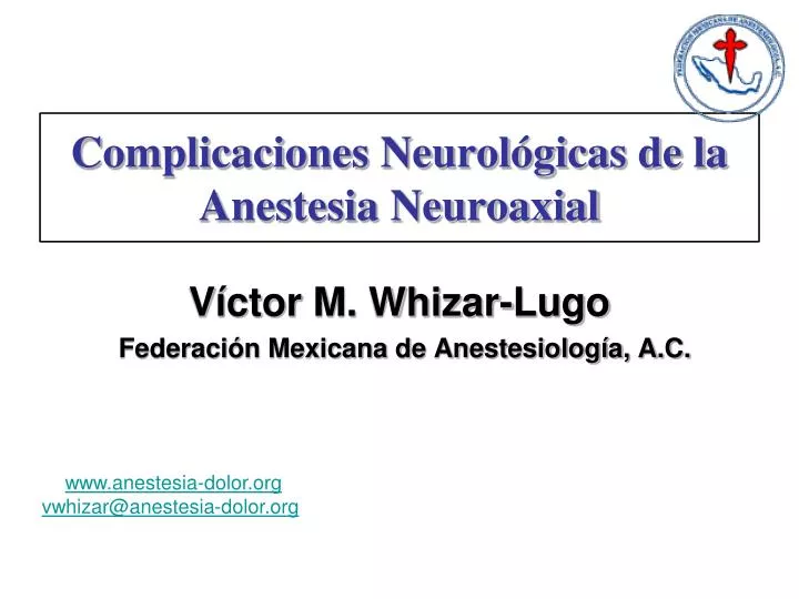 complicaciones neurol gicas de la anestesia neuroaxial