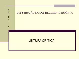 constru o do conhecimento esp rita