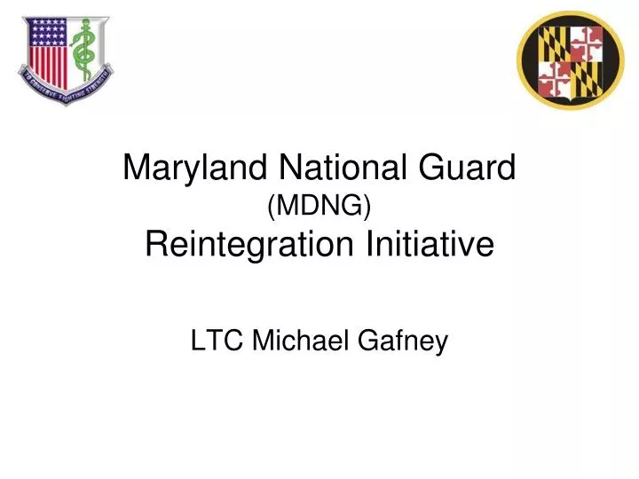 maryland national guard mdng reintegration initiative