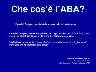 che cos l aba