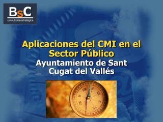 aplicaciones del cmi en el sector p blico