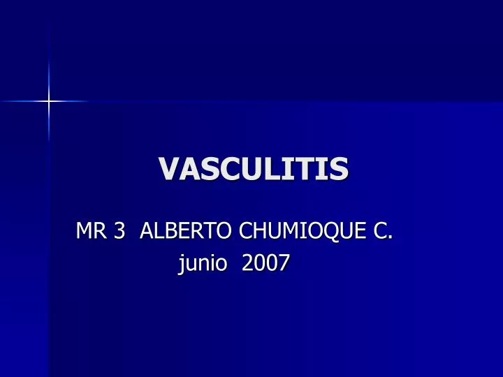 vasculitis