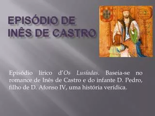 epis dio de in s de castro
