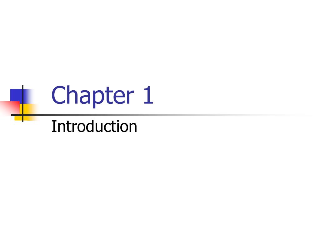 PPT - Chapter 1 PowerPoint Presentation, free download - ID:92102
