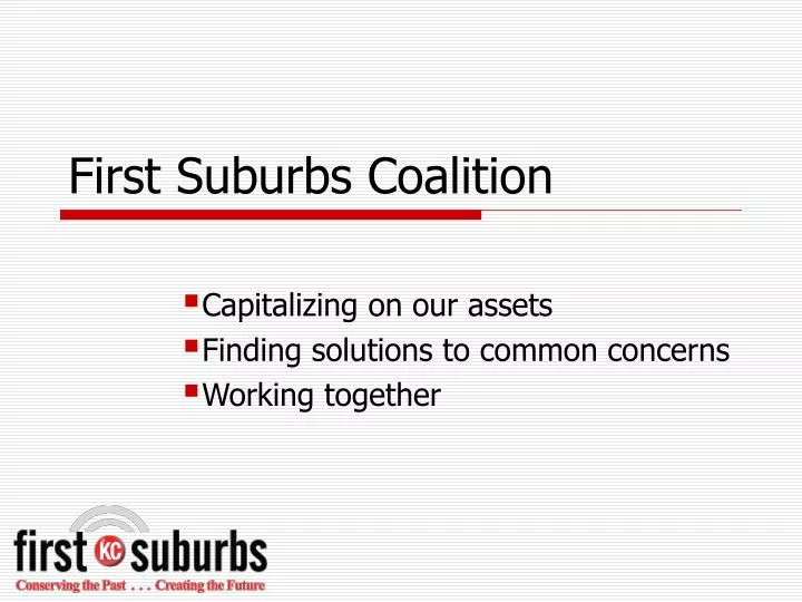 first suburbs coalition