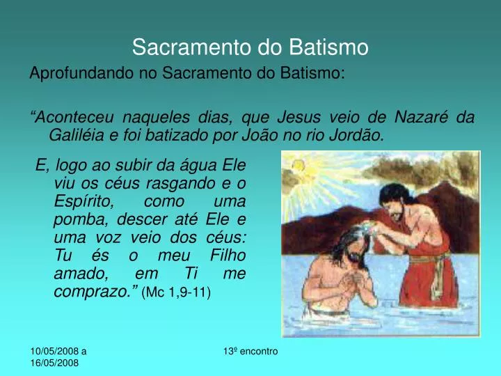 sacramento do batismo