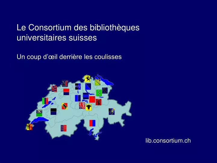 le consortium des biblioth ques universitaires suisses un coup d il derri re les coulisses