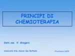 PRINCIPI DI CHEMIOTERAPIA - slide 1