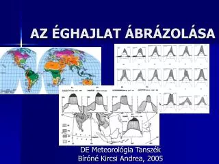 AZ ÉGHAJLAT ÁBRÁZOLÁSA