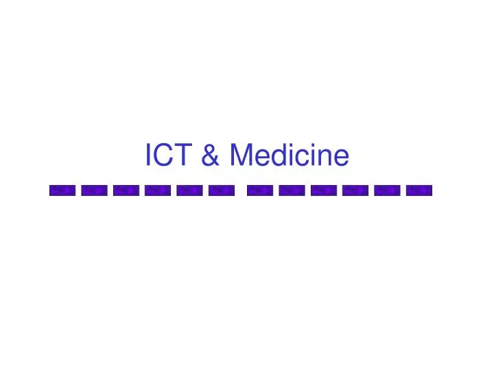 ict medicine