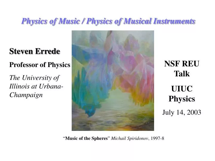 physics of music physics of musical instruments