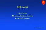 MR-fysikk - slide 1